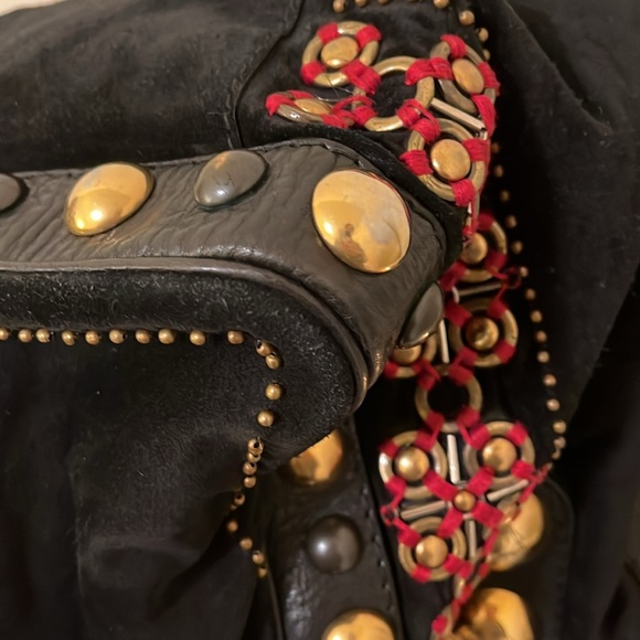 Rare Vintage Gucci Black Suede Bag - Picture 15 of 16